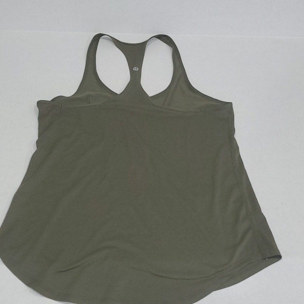Lululemon olive green tank top